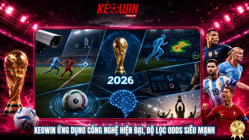 Keowin ứng dụng công nghệ hiện đại, bộ lọc odds siêu mạnh
