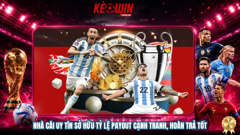 Nhà cái uy tín sở hữu tỷ lệ payout cạnh tranh, hoàn trả tốt