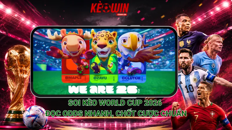 SOI KÈO WORLD CUP 2026 - ĐỌC ODDS NHANH, CHỐT CƯỢC CHUẨN