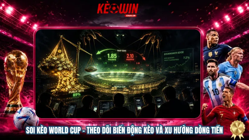 Soi kèo World Cup – Theo dõi biến động kèo và xu hướng dòng tiền