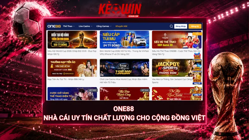 One88 – Nhà cái uy tín chất lượng cho cộng đồng Việt