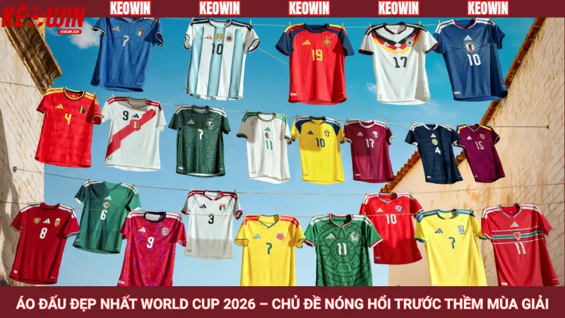 Áo đấu đẹp nhất World Cup 2026 – Chủ đề nóng hổi trước thềm mùa giải