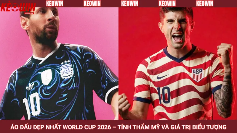 Áo đấu đẹp nhất World Cup 2026 – Tính thẩm mỹ và giá trị biểu tượng