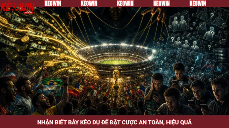 Nhận biết bẫy kèo dụ để đặt cược an toàn, hiệu quả