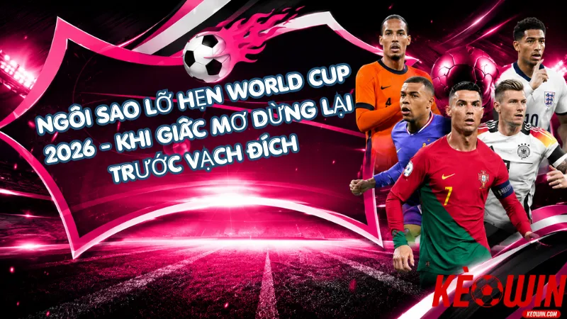 Ngôi Sao Lỡ Hẹn World Cup 2026 – Khi Giấc Mơ Dừng Lại Trước Vạch Đích