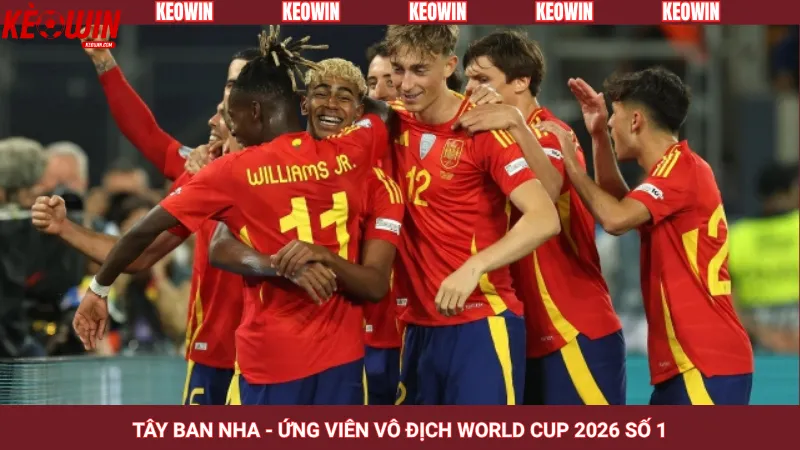 Tây Ban Nha - Ứng viên vô địch World Cup 2026 số 1