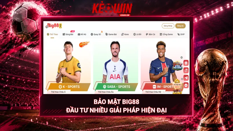 Bảo mật Big88 – Đầu tư nhiều giải pháp hiện đại